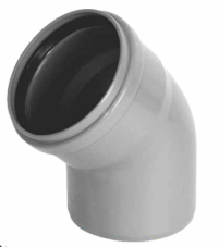 Отвод НПВХ (PVC-U) 110 *30 ВК ТУ 2248-002-84300500-2012 ХЕМКОР